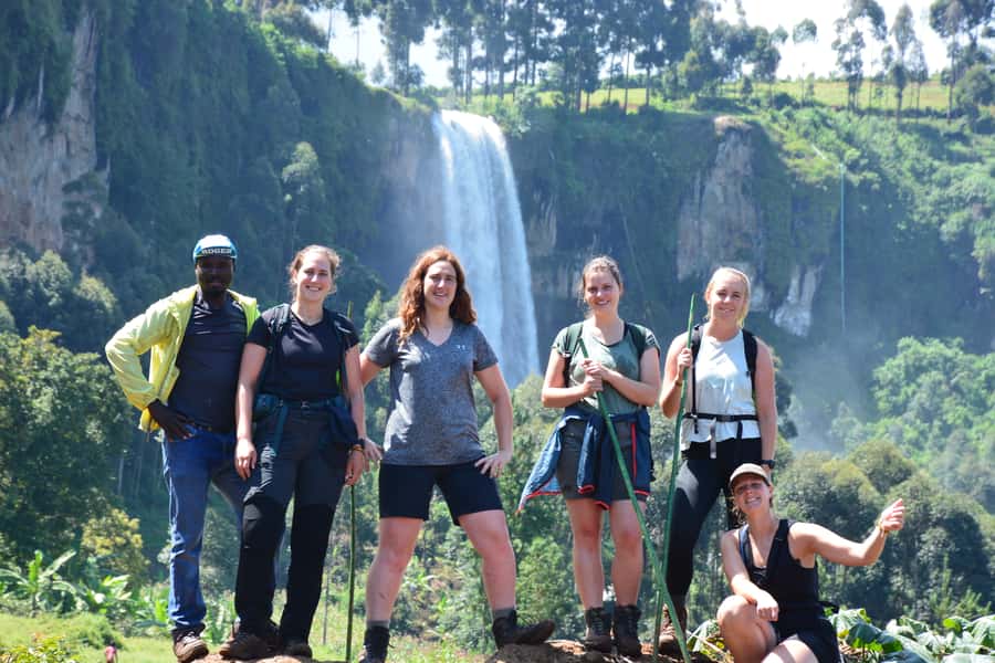 1 Day Sipi Falls Hike and Community Coffee Tour - The 100-meter fall gets the attention