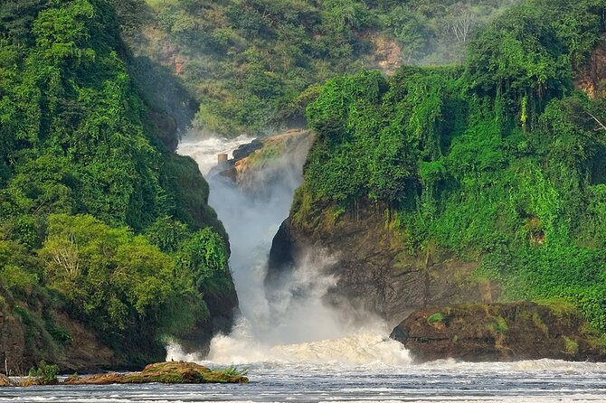 The Nile dropping through the gorge at Murchison Falls